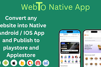 convert website to native mobile app flutter