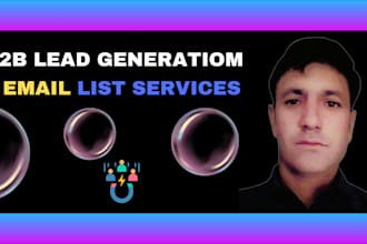 build b2b lead generation by a verified and vetted email list