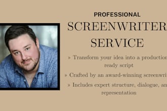 write your spec screenplay, short film, or TV pilot
