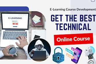 write cybersecurity online course, data science ebook, do tasks, cloud computing