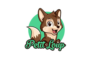 design blog called pet it loup posts children logo