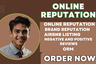 do online reputation management, ORM, airbnb listing, clutch, branded reputation