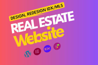 build realtor, agent real estate website using idx mls or houzez theme