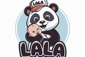 do playful and colorful launching  baby product brand logo for your e commerce