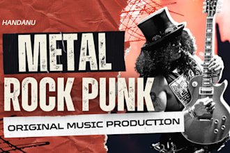 produce and compose professional rock or metal music