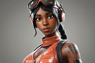 create a custom avatar in any style you desire
