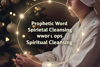 pray deliver a christmas prophetic word and give spiritual cleansing, shielding