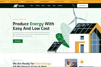 create solar panel installations and renewable energy website