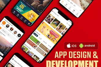 do mobile app development for ios and android app as flutter app developer