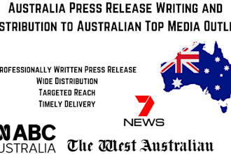 do australia press release writing and distribution to australia media outlets