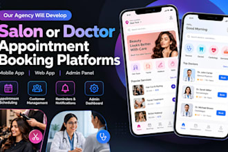 develop salon or doctor appointment booking platforms