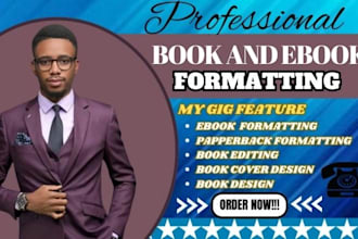 do book formatting book cover formatting paperback and ebook formatting