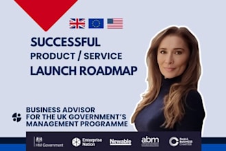 be a startup business mentor with a product launch roadmap