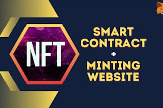 develop solidity smart contract ,nft minting website,stablecoin,nft, token audit
