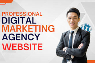 design or redesign digital marketing agency wordpress website