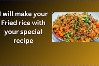 prepared africa fried rice to your taste