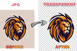 edit, change font, make transparent logo, vectorize, recolor