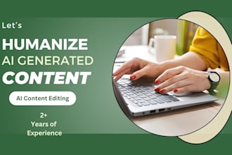 edit and rewrite ai generated content