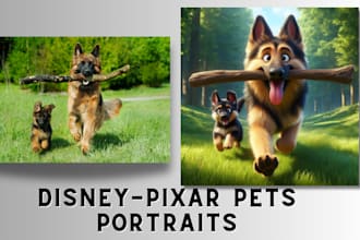 transform your pet into disney pixar character