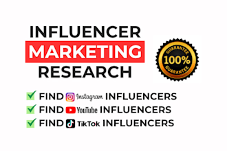 find the best instagram, youtube, and tiktok influencers contact list