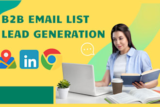 do enrich email list, data entry, web and google map scraping