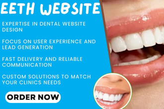design teeth whitening website dental care dentist website with booking