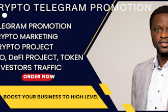 increase the number of telegram users, subscribers nft crypto telegram marketing