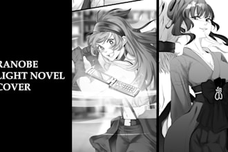 draw illustration for light novel or ranobe