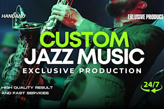 produce or remake your song into smooth jazz, funk, or blues
