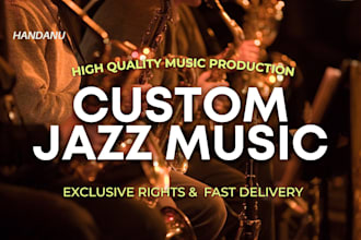 produce or remake your song into smooth jazz, funk, or blues