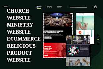 build church website ministry website church blog church ecommerce website
