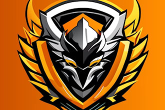 create a gaming or sports mascot logo