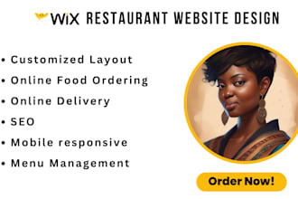 wix restaurant website in wix with wix online food ordering wix food delivery
