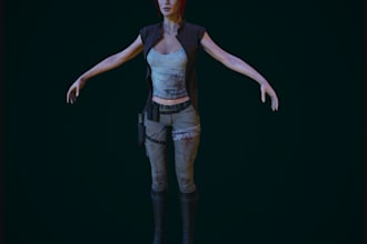 turn2d sketch to 3d model, realistic 3d metahuman, game character for 3dnsfw nft