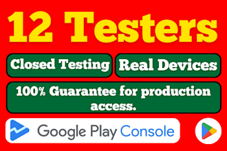 12 testers for 14 days google play console closed testing