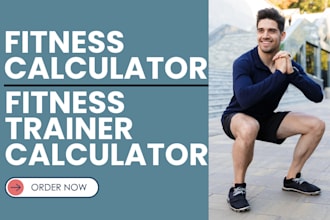 build a fitness calculator for fitness coach, trainer