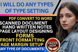 fast typing retype pdf to word scanned document to word typist