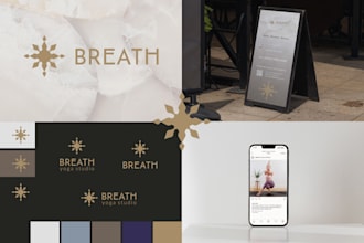 design a unique logo and create branding kit for startups