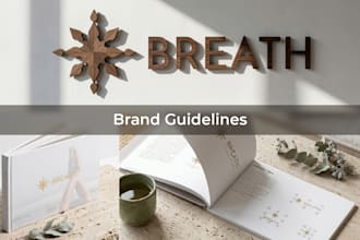 design a professional logo and brand guidelines