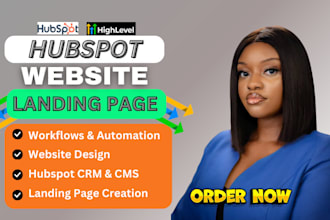 do hubspot website design, hubspot redesign, hubspot landing page hubspot crm