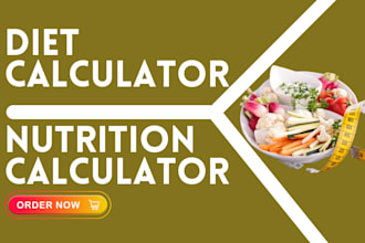 do calculator website, a diet and nutrition calculator