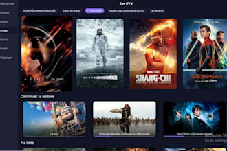 build iptv player, p2p iptv app, vod app, live tv app, ott platform with panel