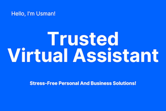 provide executive assistant and project management services