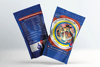 design custom product packaging, labels, boxes and pouch