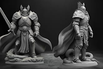 custom warhammer 40k age of sigmar 3d dnd miniature in stl files for 3dprinting