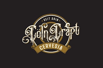 design unique vintage craft beer logo