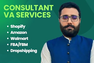fully automate your amazon fba wholesale, amazon dropshipping store as amazon va