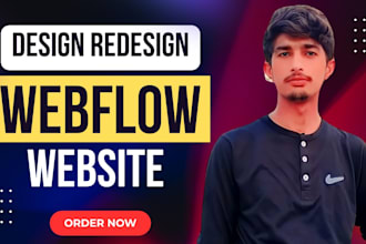 design, redesign, update or fix webflow website, convert your figma to webflow