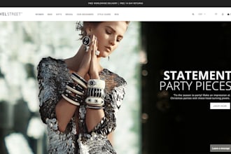 shopify jewelry website, wix jewelry website, necklaces, jewelry store, fashion
