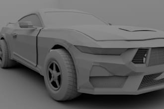 do high quality 3d car modeling, 3d car design realistic,3d car model fusion 360